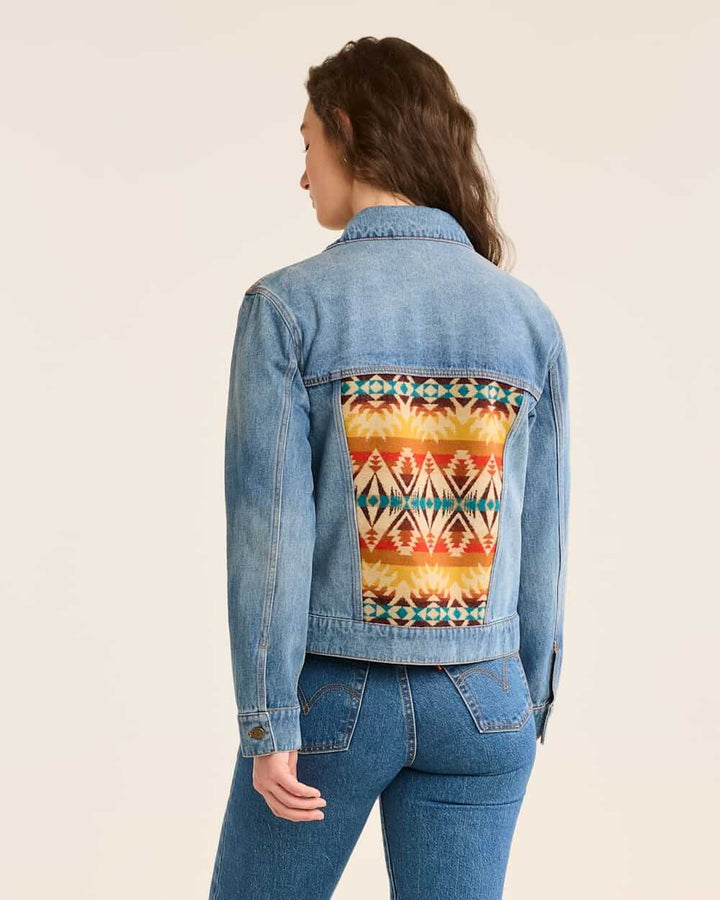 Pendleton | Women's Pasco Denim Jacket Back View