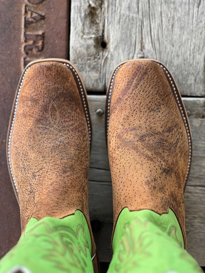 Olathe Boot Co. | Tag Boar Pomme Kidskin Boot | Toe View