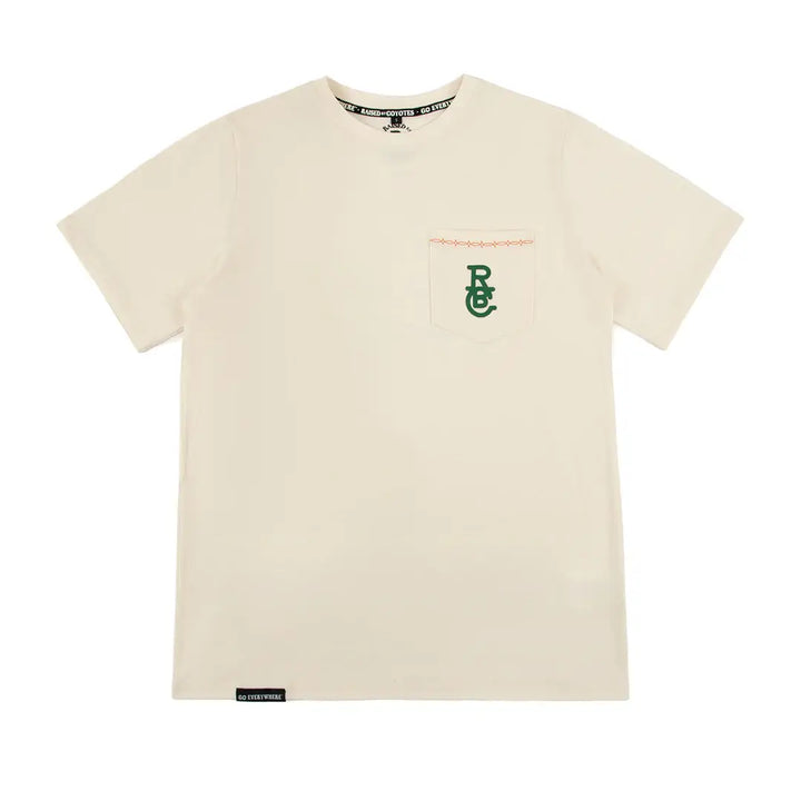 Raised by Coyotes | Texas Wedge T-Shirt Front View