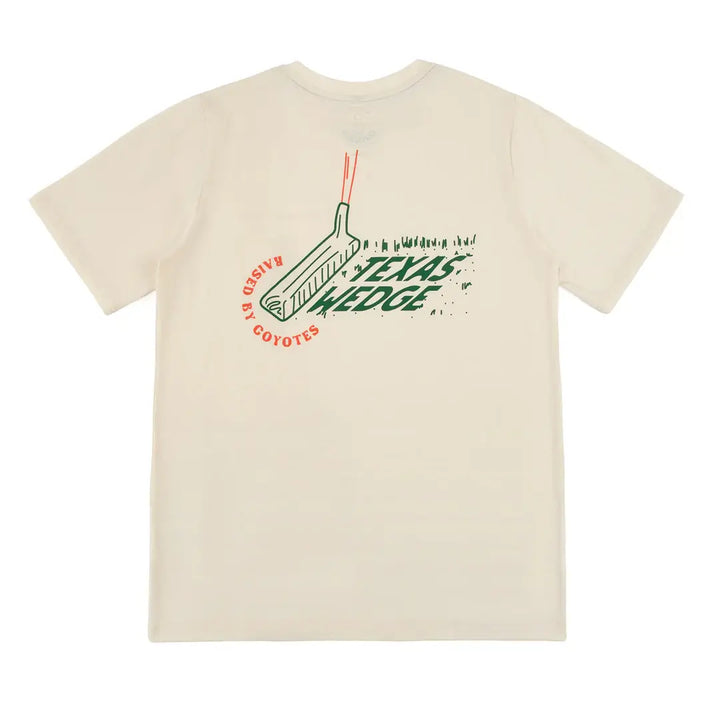 Raised by Coyotes | Texas Wedge T-Shirt Back View