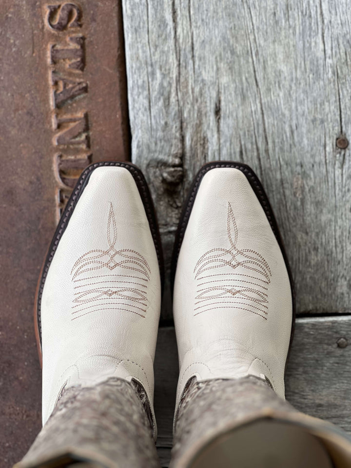 Top View Anderson Bean | Shell Kidskin Ladies Boot