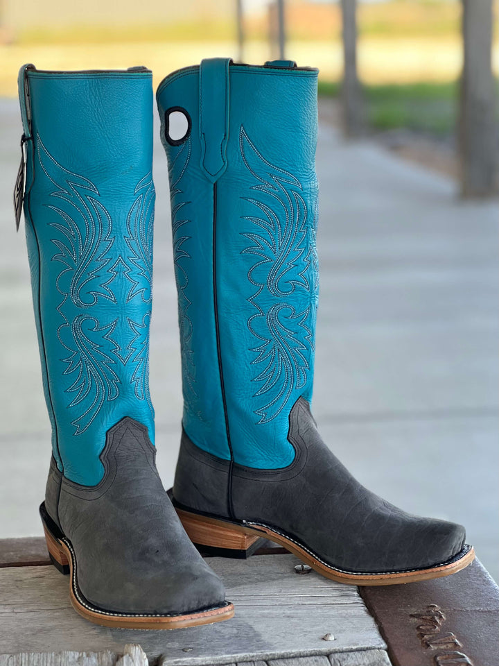 Fenoglio Boot Co. | Black Rugged Bullhide Tall Top Boot