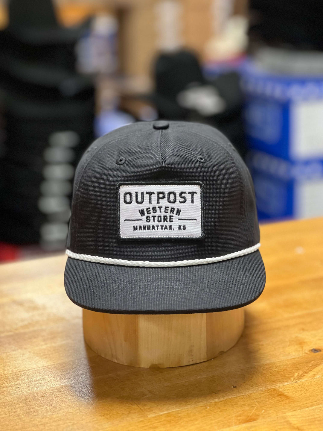 Outpost Youth Rope Cap Black/Black