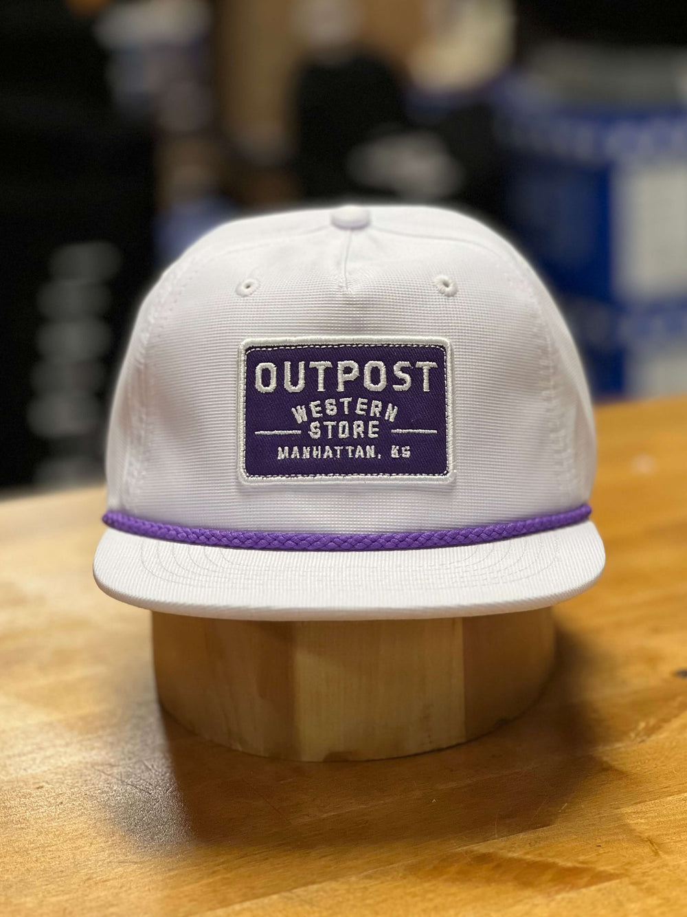 Outpost Youth Rope Cap White/Purple