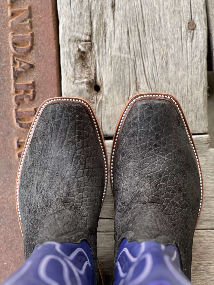 Toe view Rios of Mercedes | Black Hippo Boot