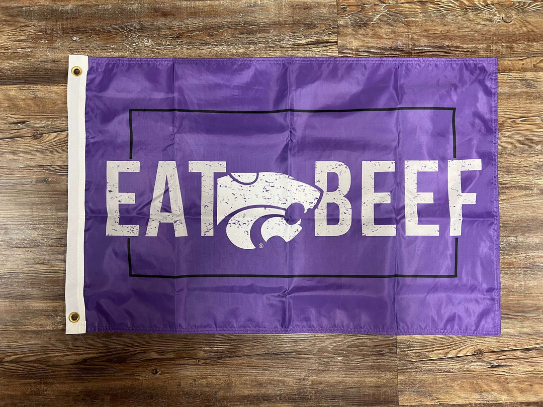 K-State EAT BEEF | Flag 2'x 3'