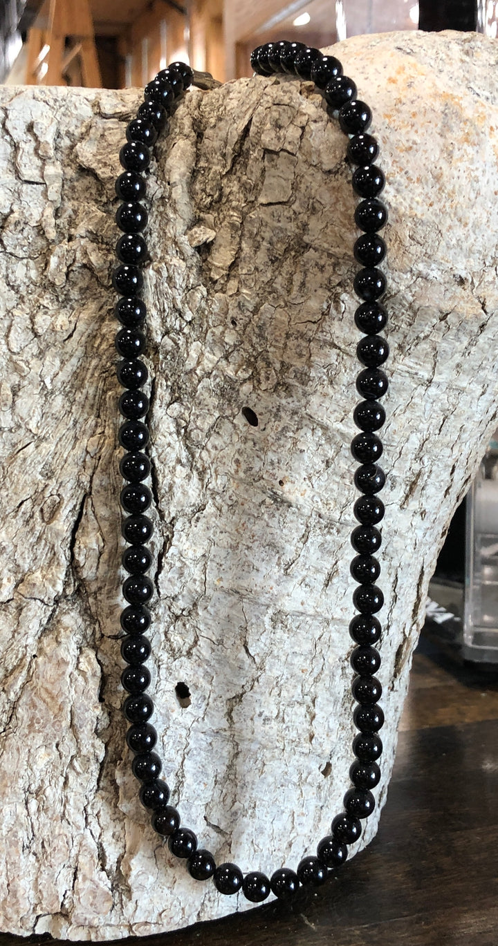 Rustic Rose Jewelry | #312 Black Onyx Necklace