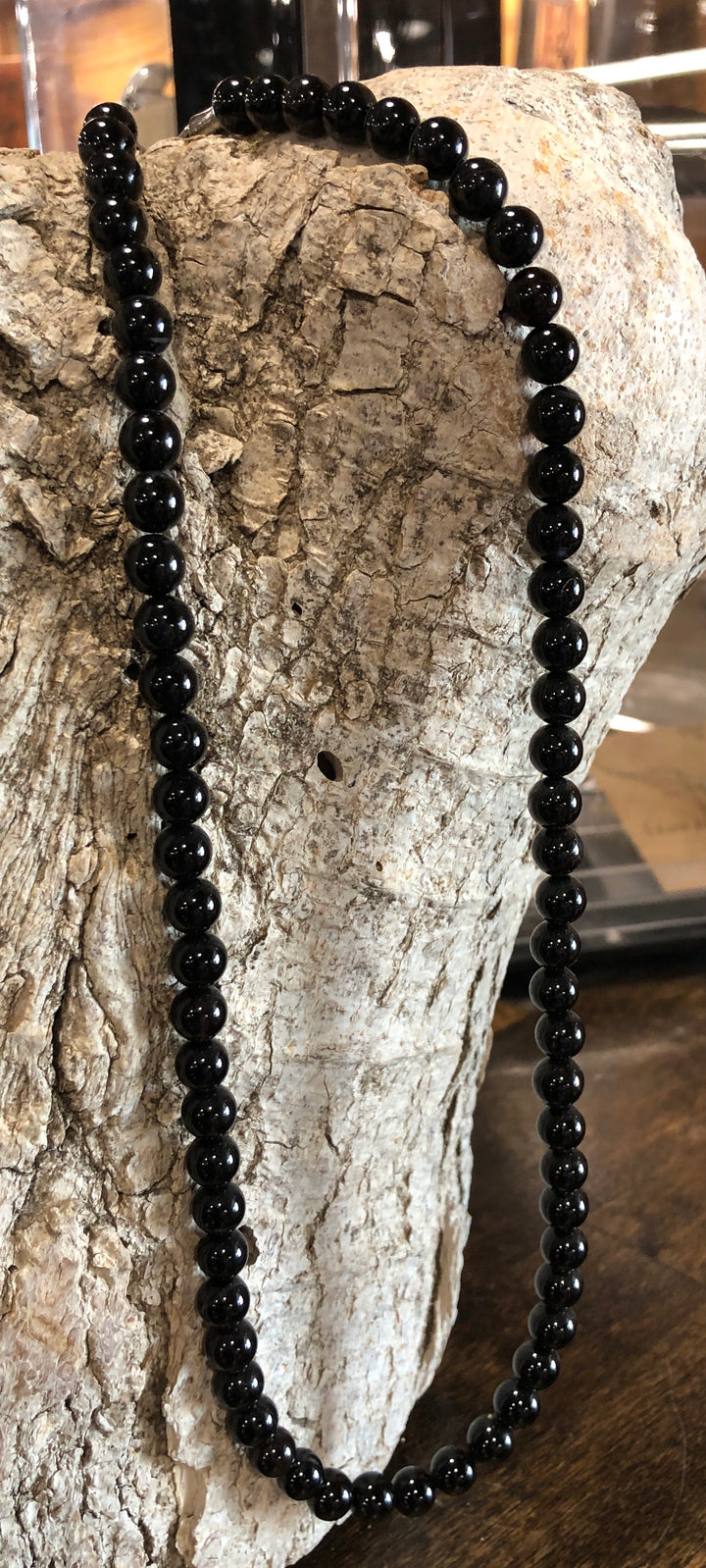 Rustic Rose Jewelry | #312 Black Onyx Necklace-1