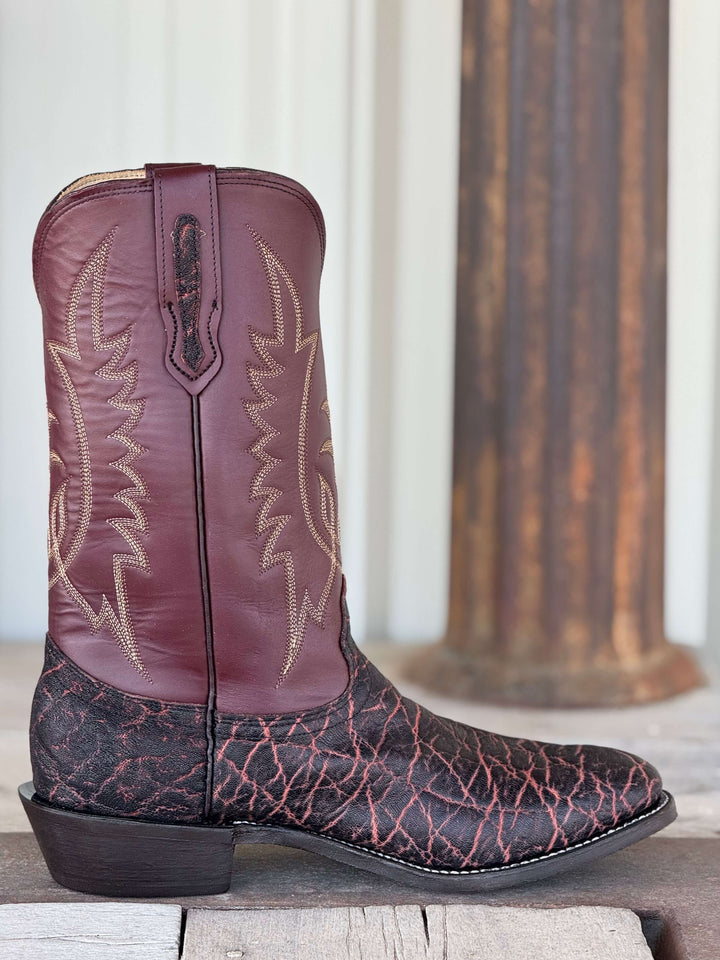 Fenoglio Boot Co. | Vintage Bark Elephant Boot | Side View