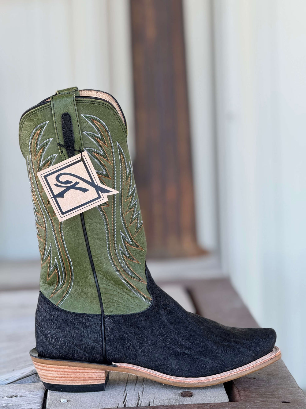 Fenoglio Boot Co. | Black Elephant Boot | Side View