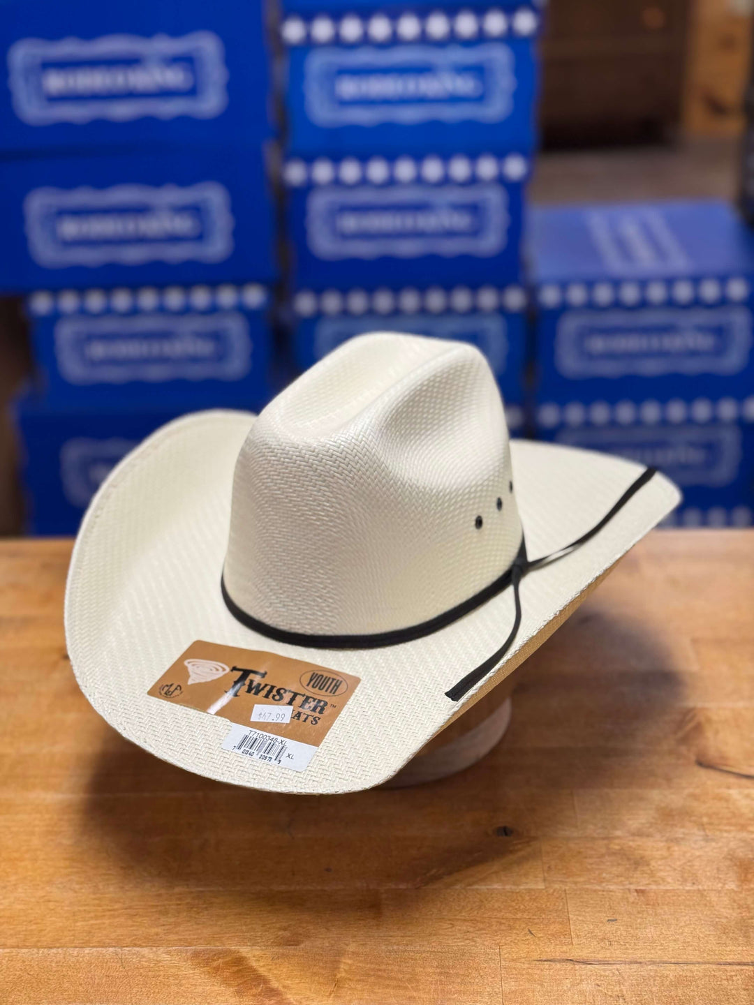 Twister | Youth Straw Cattleman's Crown Hat