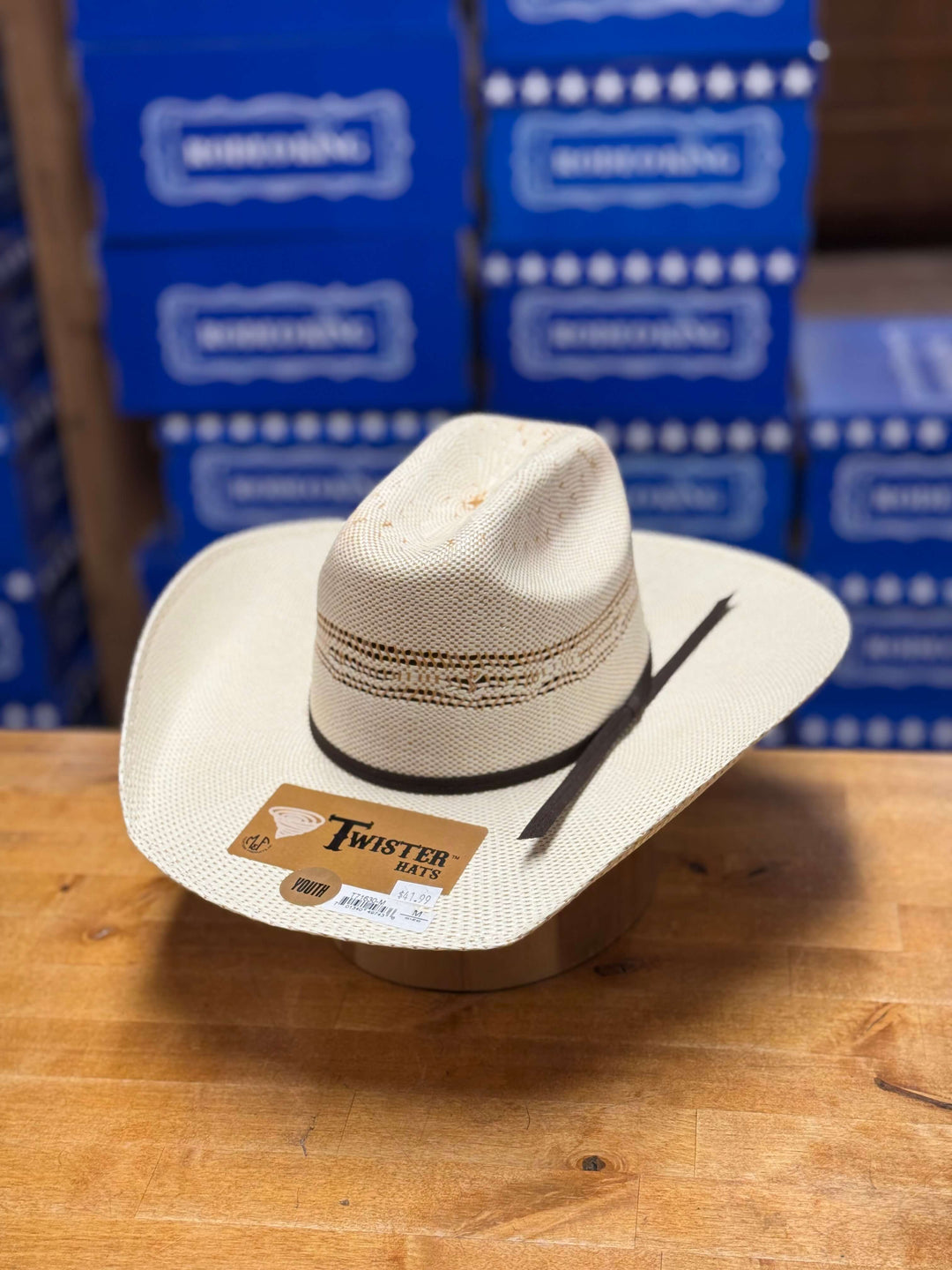 Twister | Youth Cattlemans Bangora Straw Hat