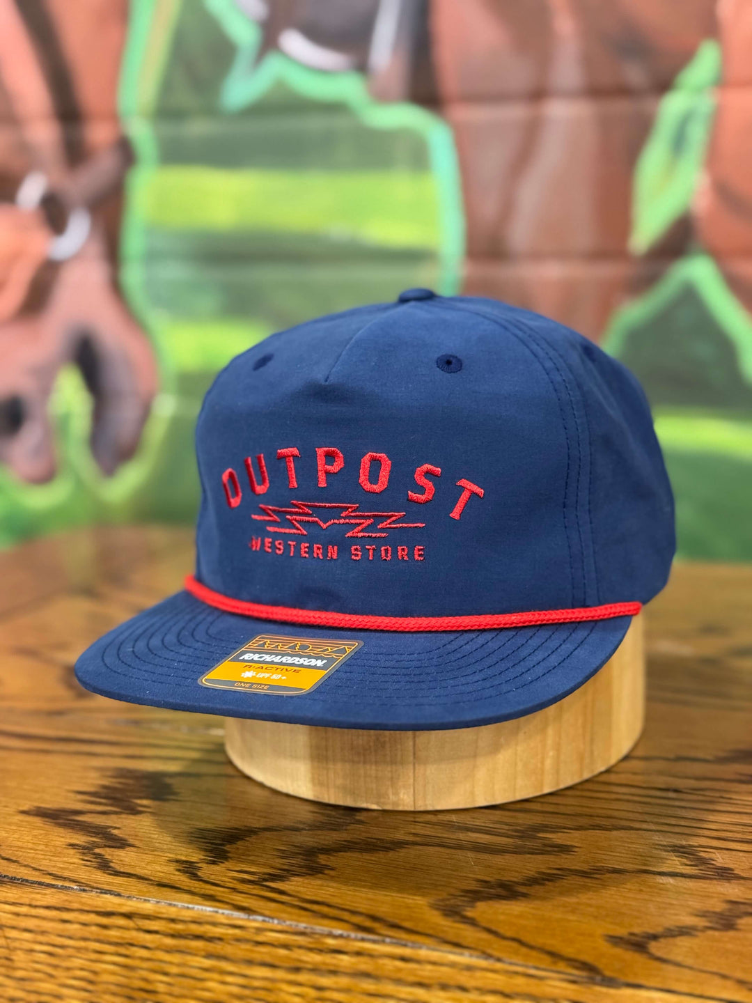 Outpost Sunrise Richardson Rope Cap Navy/Red