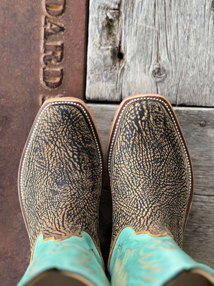 Toe View Anderson Bean | Mocha Shrunken Shoulder Boot