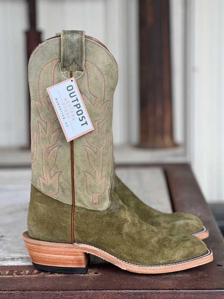 Olathe Boot Co.  | Sage Kudu Roughout Boot | Side