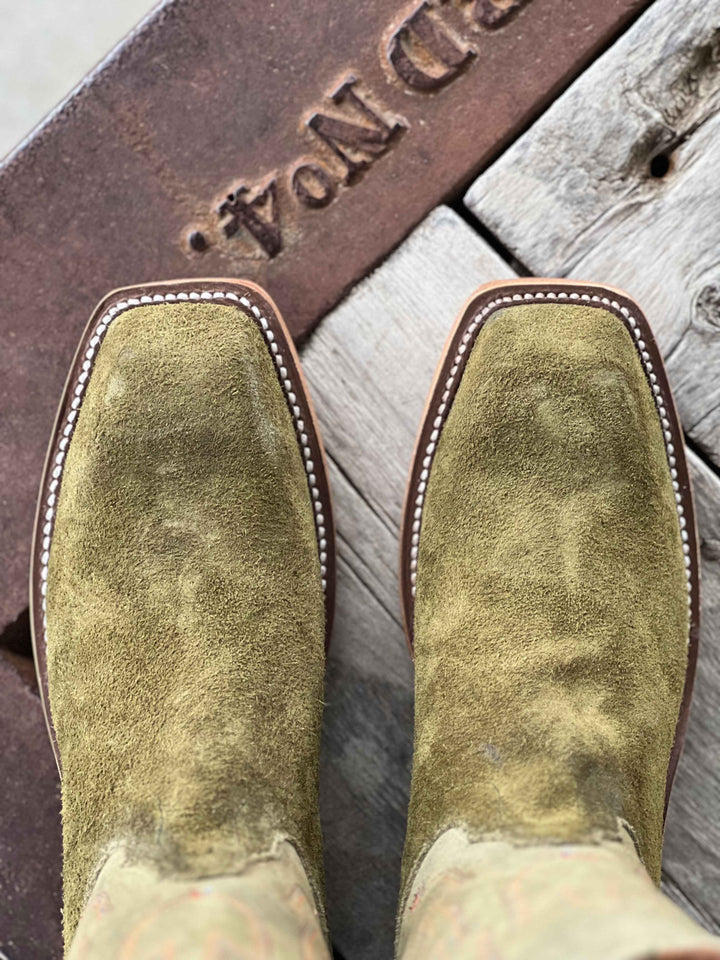 Olathe Boot Co.  | Sage Kudu Roughout Boot | Toe