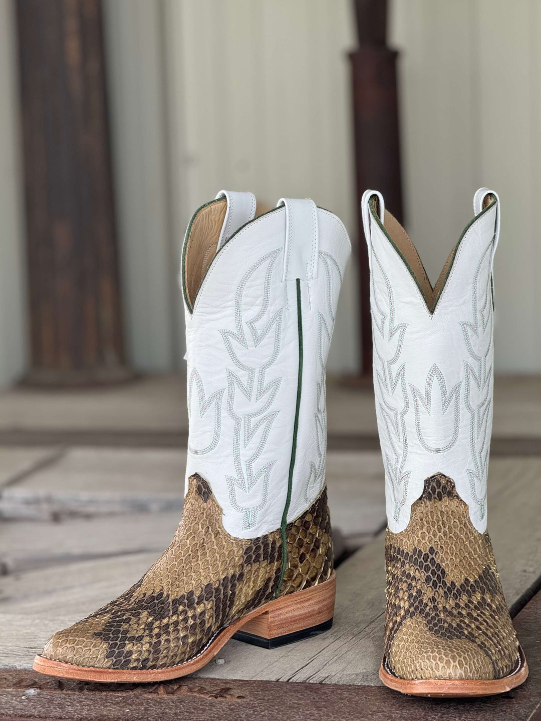Olathe Boot Co. | Giant Natural Python Boot