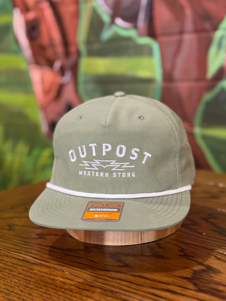Outpost Sunrise Richardson Rope Cap | Sage/White Rope