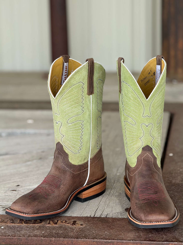 Olathe Boot Co. | Sand Angry Elk Lime Sinsation Boot