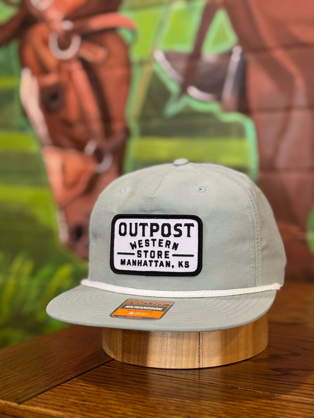 Outpost Richardson 256 Rope Cap | Light Seafoam/White Rope