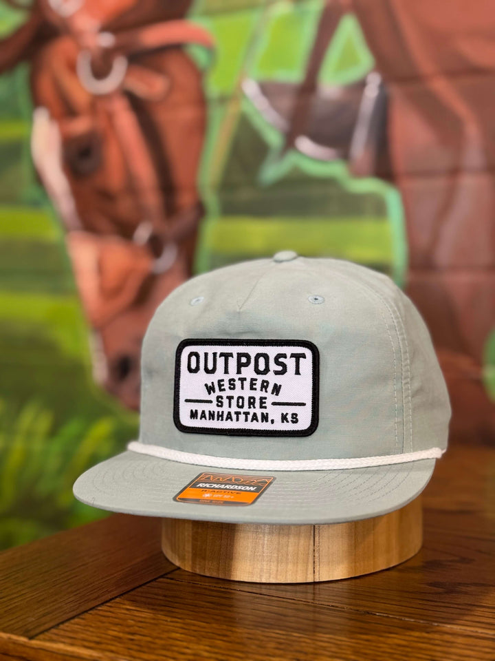 Outpost Richardson 256 Rope Cap | Light Seafoam/White Rope
