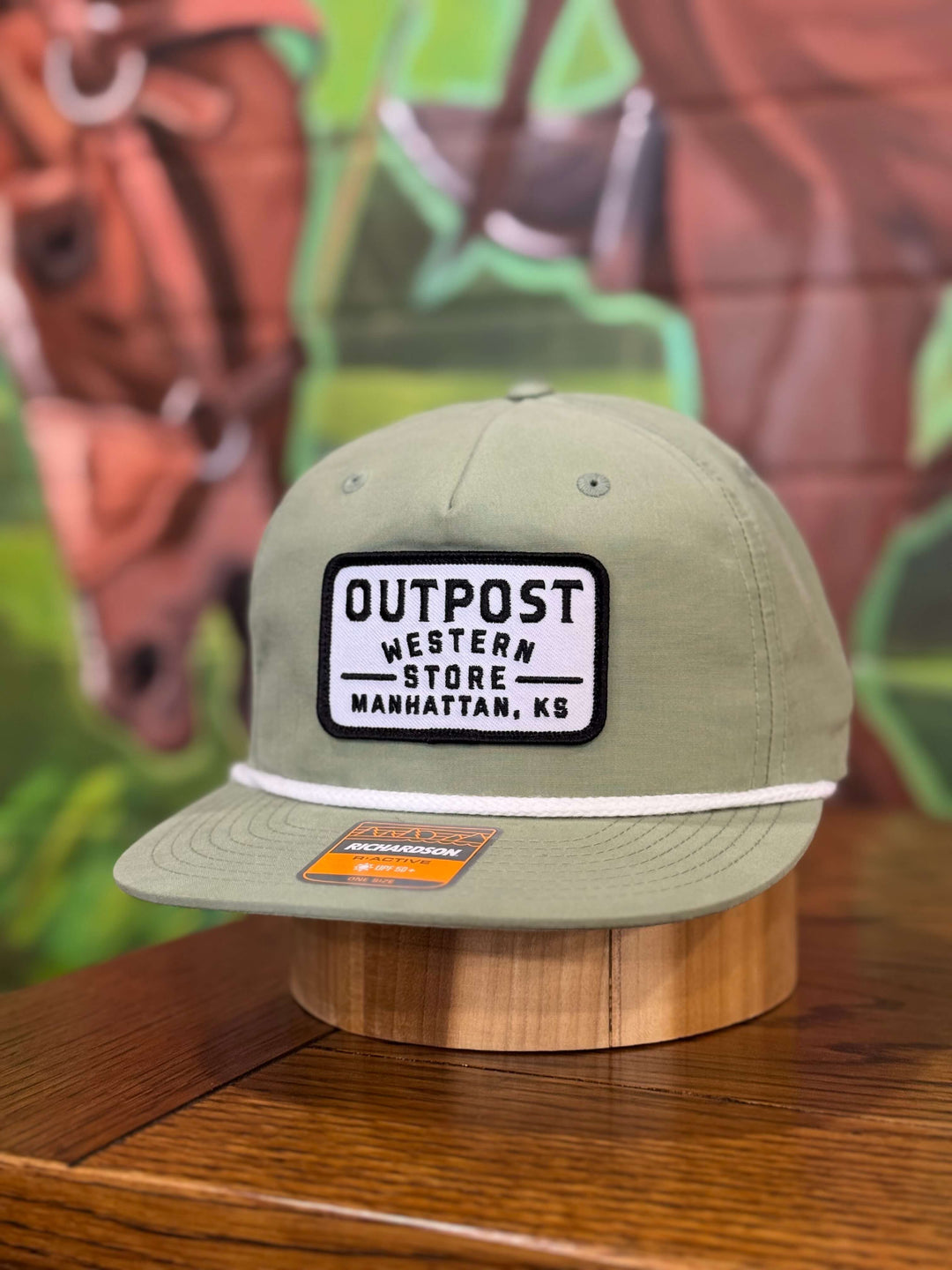 Outpost Richardson 256 Rope Cap | Sage/White Rope