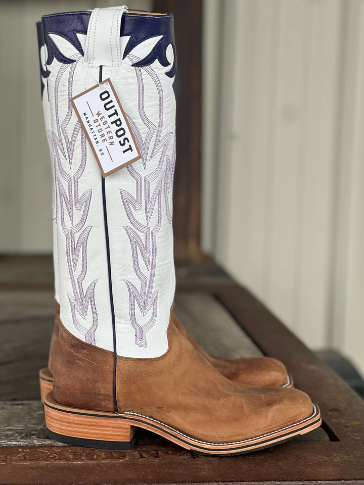 Side View Olathe Boot Co. | Dune Rough Rider Stovepipe Boot