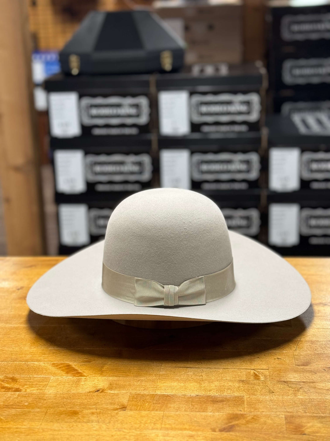 Rodeo King | 7X Silverbelly 19 Ligne Band Felt Cowboy Hat | Side View