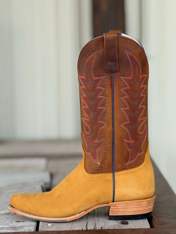Horse Power Top Hand  | Wheat Waterbuck KS Toe Boot | Side View