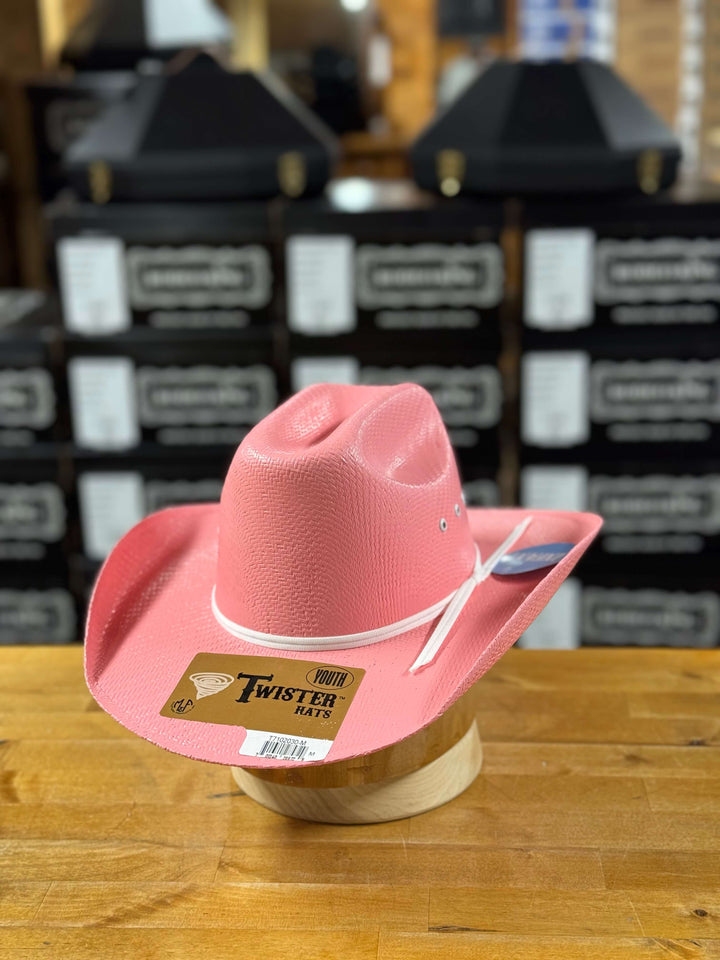 Twister Infant Pink Straw Hat