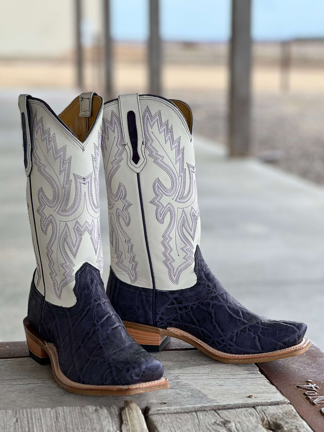 Fenoglio Boot Co. | Purple Vintage Elephant Boot