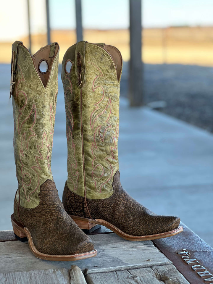 Fenoglio Boot Co. | Tan Cape Buffalo Tall Top Boot