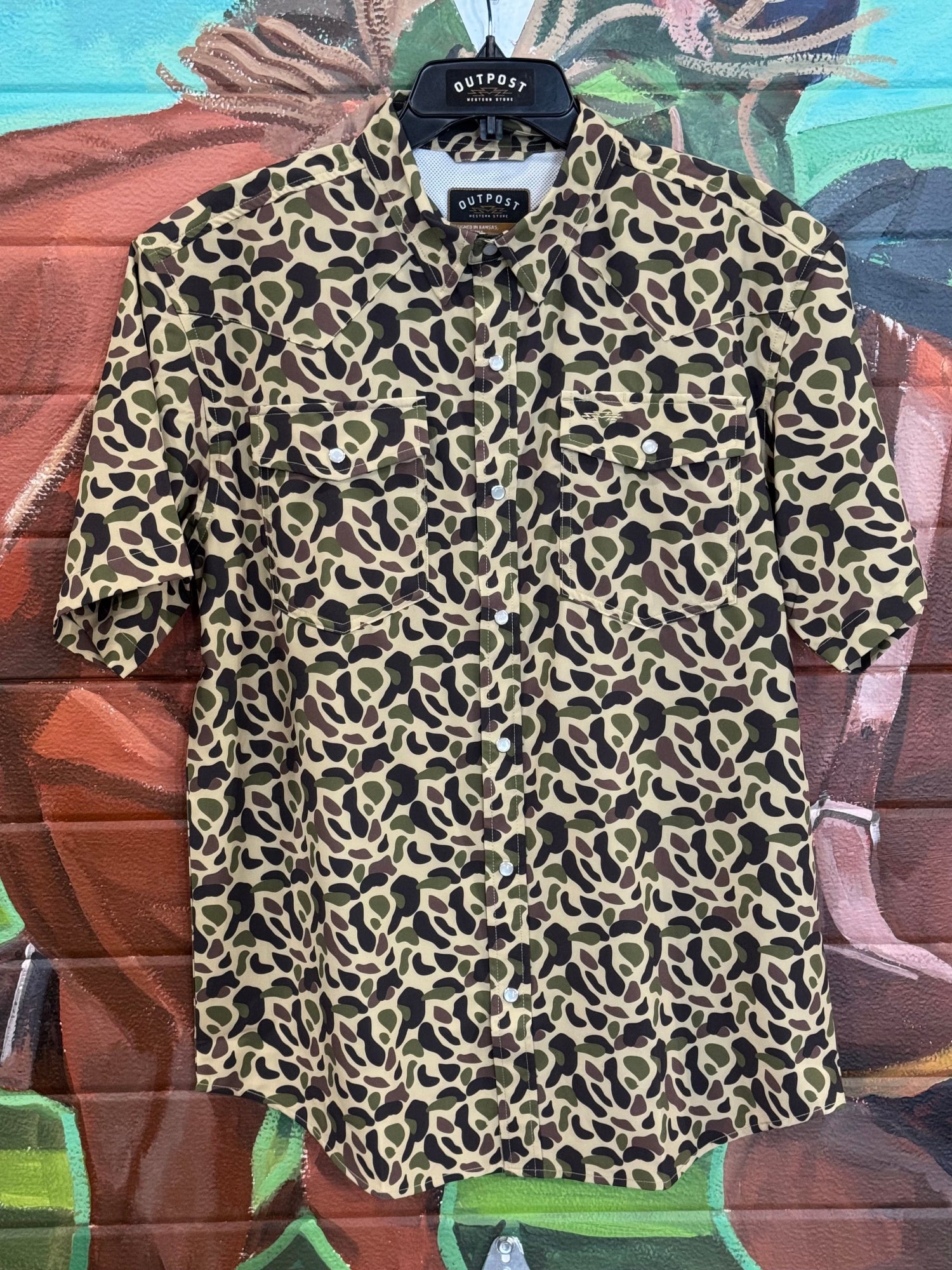 Outpost Performance Duck Camo SS Pearl Snap Shirt – Outpost