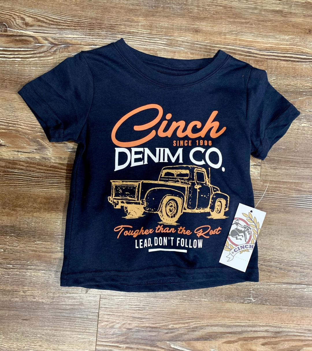 Cinch | Toddler/Infant Navy Truck Tee