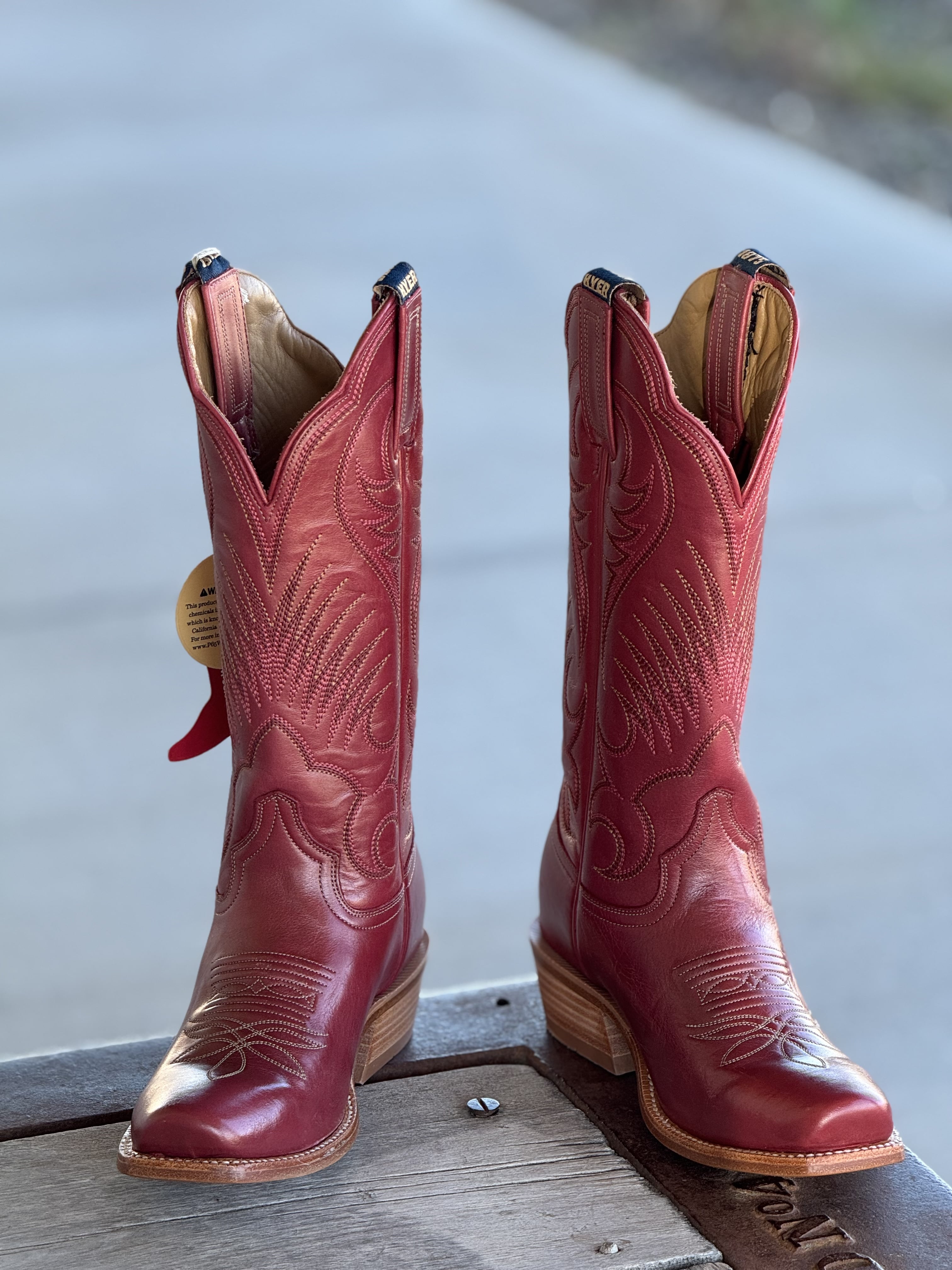 HYER Boot Co. | Leawood Red Cowhide Boot – Outpost Western Store