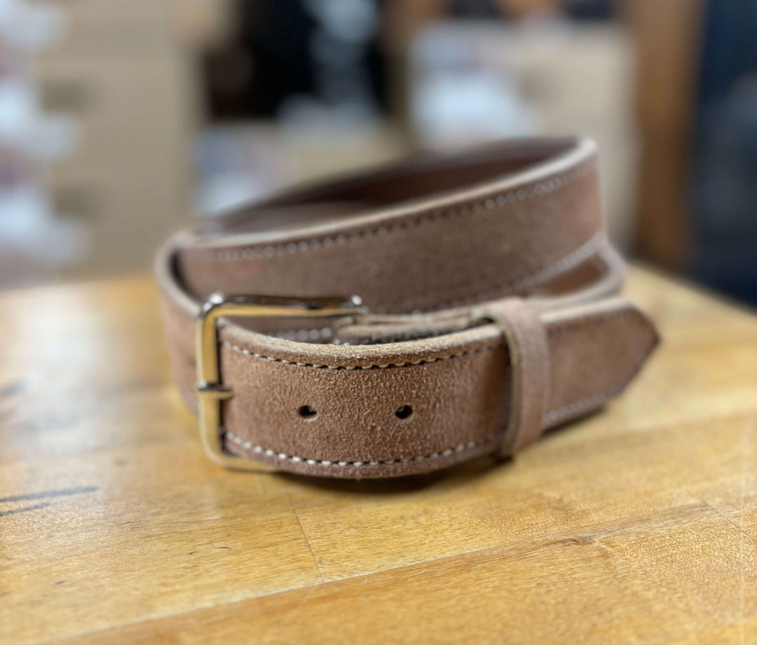 Texas Saddlery | Brown Rough Out Belt