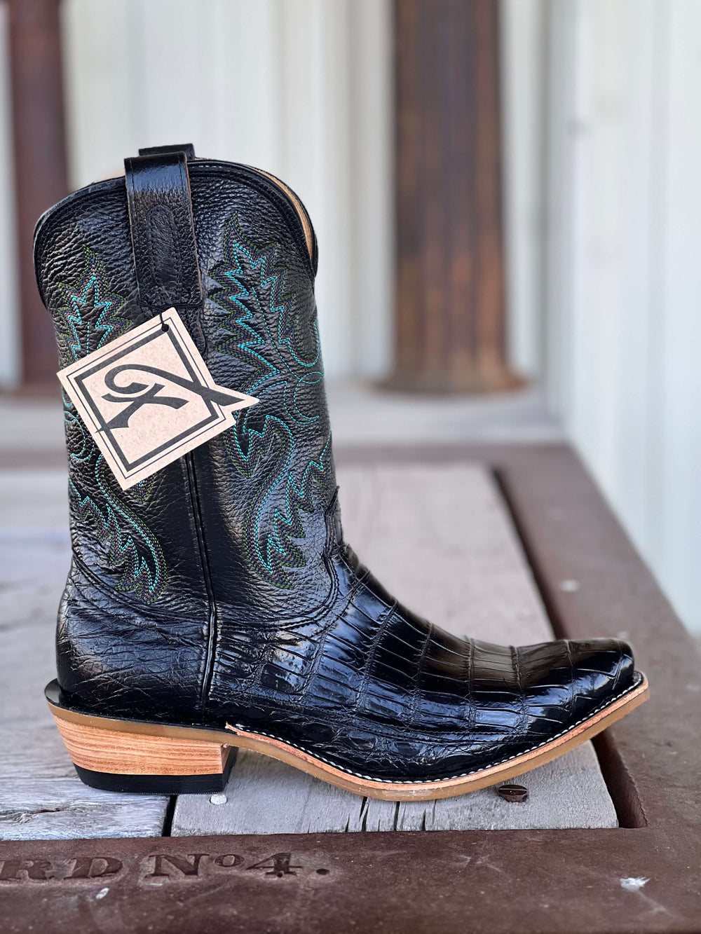 Fenoglio Boot Co. | Black Nile Boot | Side View