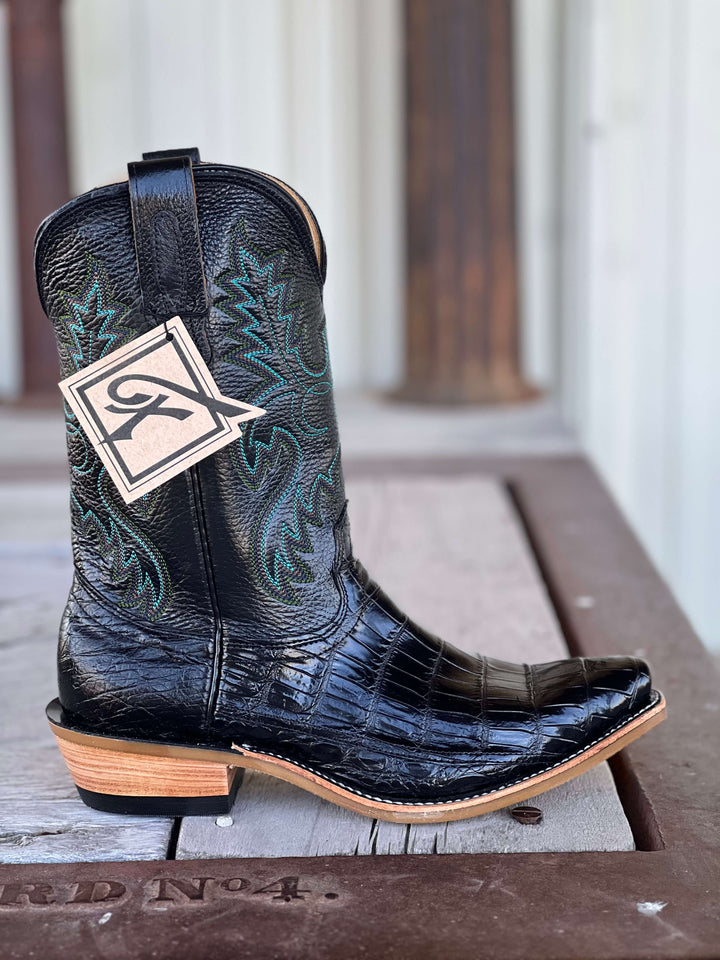 Fenoglio Boot Co. | Black Nile Boot | Side View