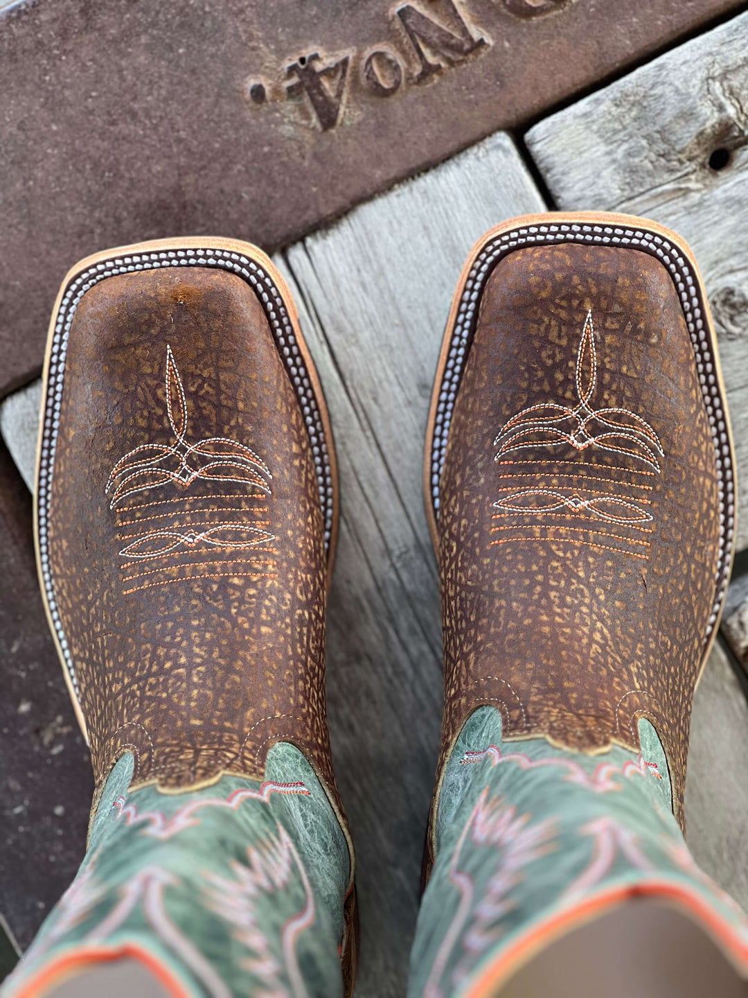 Anderson Bean | Tan Hungry Hippo Boot | Toe View