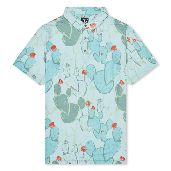 Raised by Coyotes | Nopalitos Polo Shirt