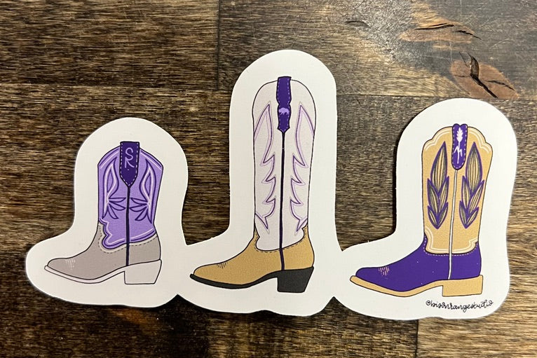 Bison Range | Purple Boot Trio Sticker