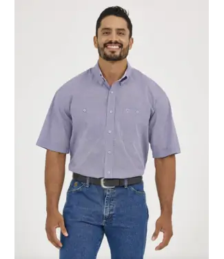 Wrangler | George Strait Purple Geometric SS Shirt
