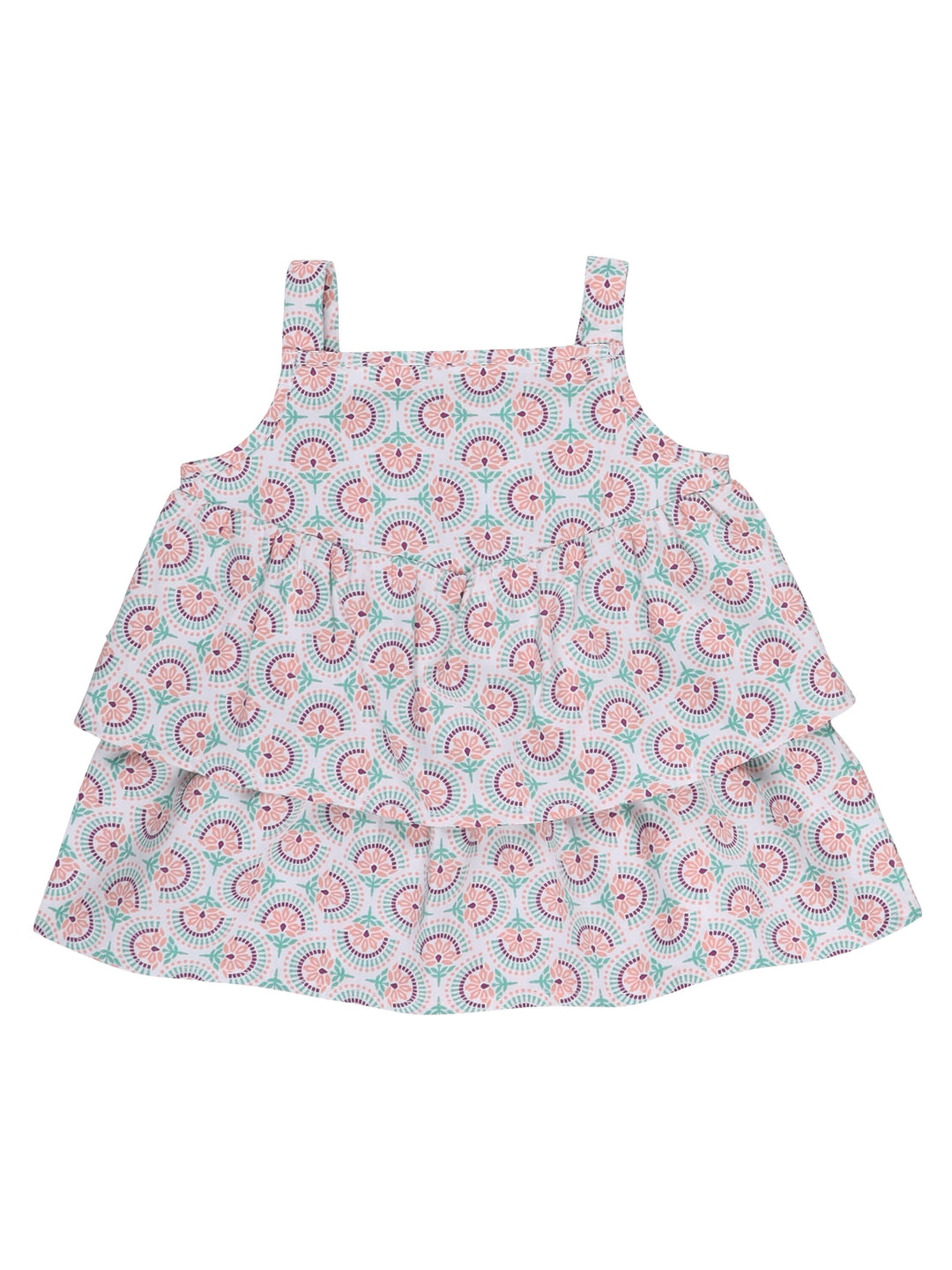 Wrangler | Baby Girl White Print Tank
