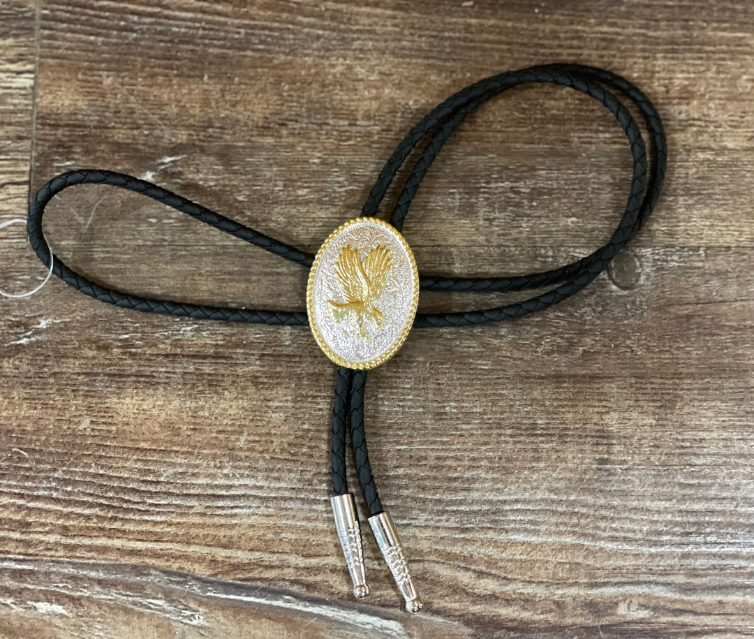 Double S | Gold & Silver Flying Eagle Bolo
