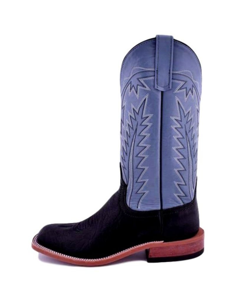 Side view Anderson Bean | Black Oiled Shoulder Boot