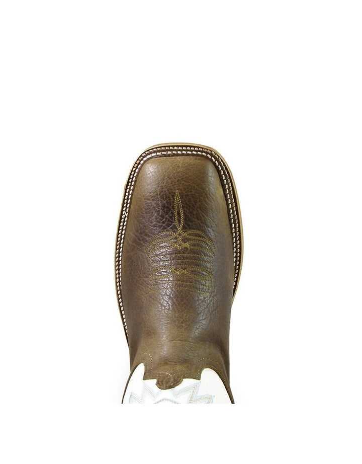 Top view toe shape Anderson Bean | Dirty Blonde Bombshell Boot