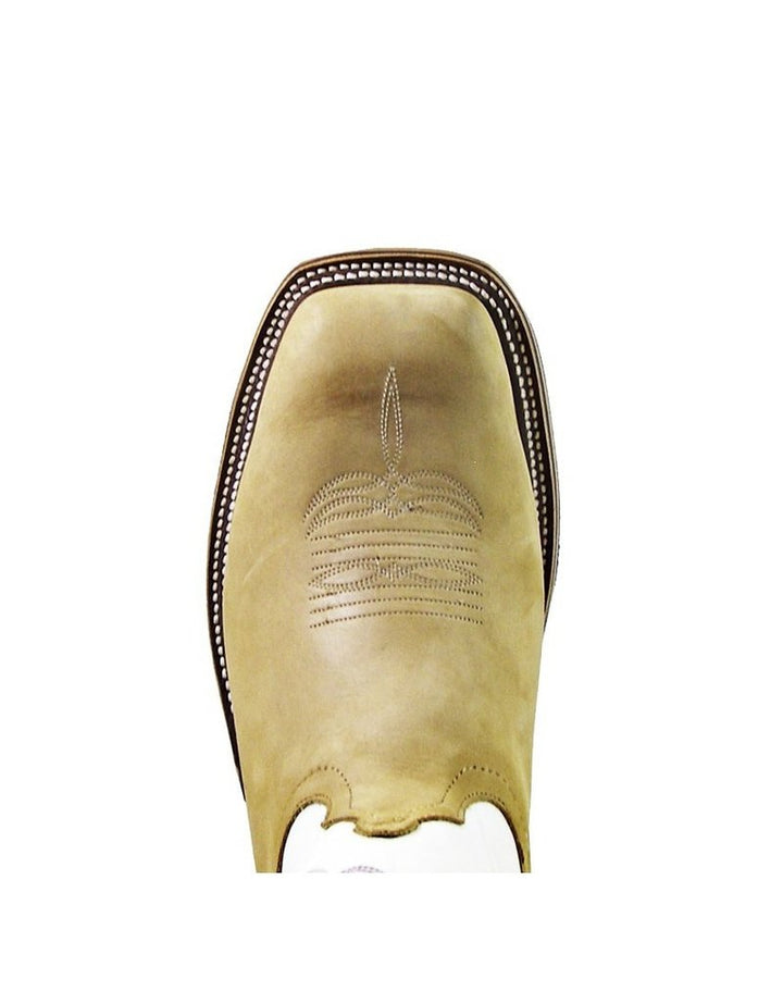 top view Anderson Bean | Teak Crazyhorse Boot