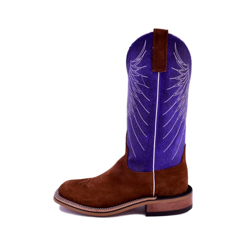 Side view Anderson Bean Brown Mule Boot