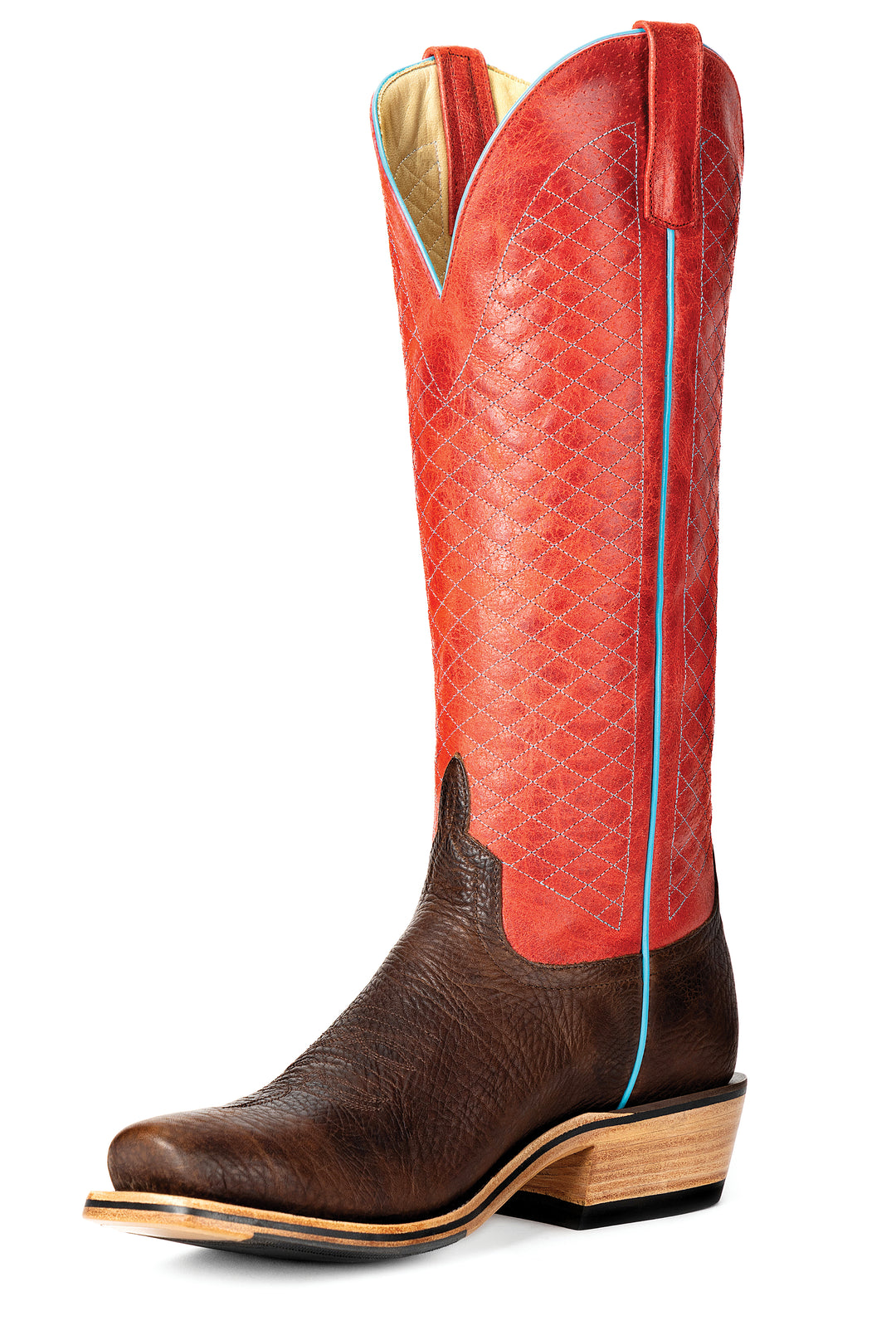 Horse Power Top Hand | Brown Shrunken Shoulder 16" Boot