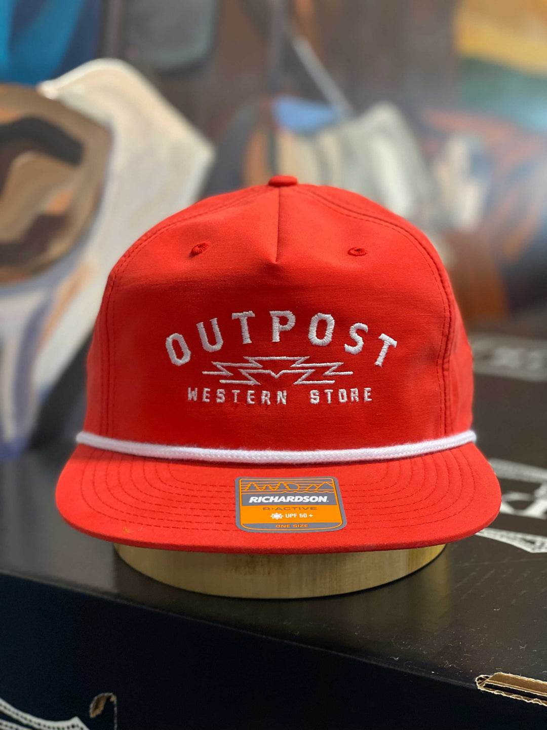 Outpost Sunrise Richardson Rope Cap | Sunrise Red